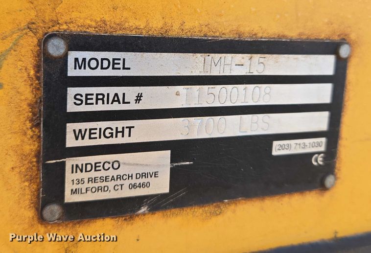 image for item ET5374 INDECO IMH-15 excavator mulcher