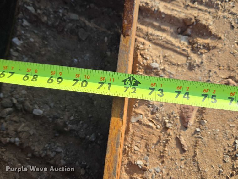 image for item ET5376 Caterpillar 296-9300 Rake with clamp skid steer grapple bucket