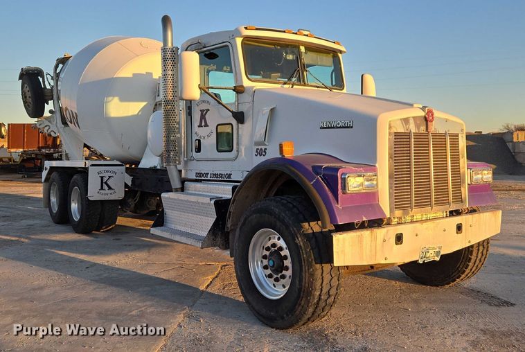 image for item ET5384 2014 Kenworth W900 ready mix truck