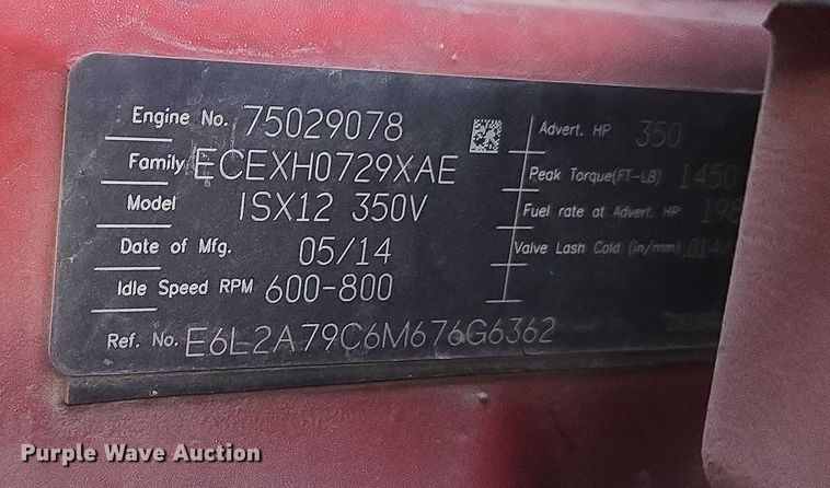 image for item ET5385 2015 Kenworth W900 ready mix truck