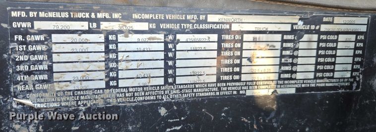 image for item ET5386 2006 Kenworth W900 ready mix truck