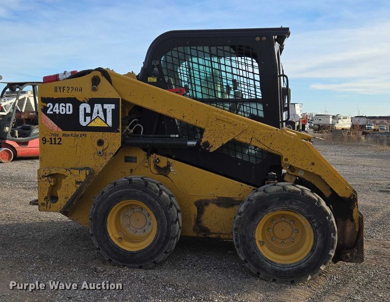 image for item ET5393 2015 Caterpillar 246D skid steer loader