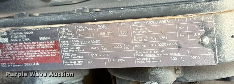 image for item ET5406 Freight liner Fl70 oil distributor truck