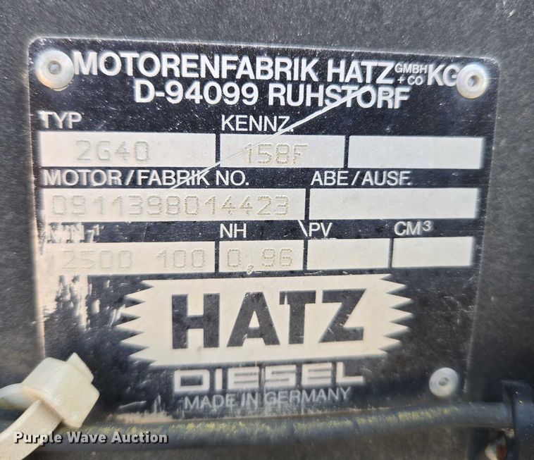 image for item ET5409 1998 Ranmax 1404-R trench compactor