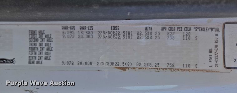 image for item ET5414 2004 Freightliner M2 water truck