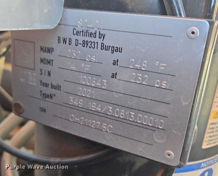 image for item ET5427 2022 Kaeser M55 air compressor