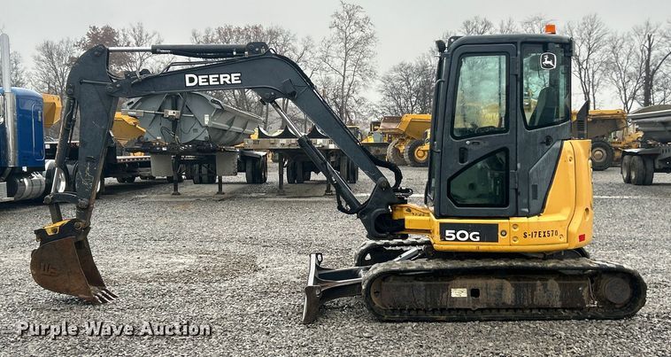 image for item ET6676 2018 John Deere 50G mini excavator