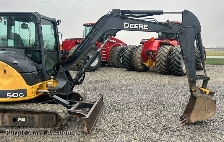 image for item ET6676 2018 John Deere 50G mini excavator