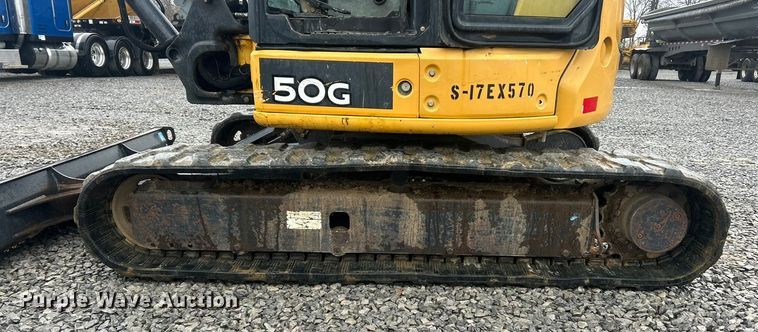 image for item ET6676 2018 John Deere 50G mini excavator