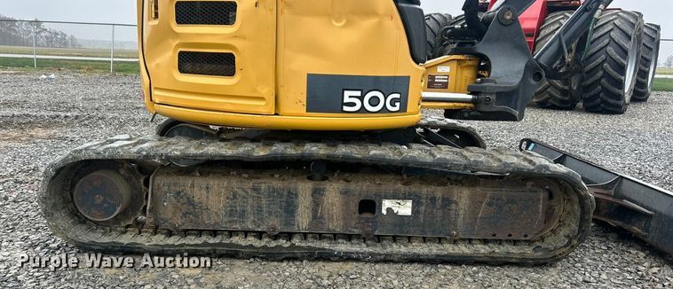 image for item ET6676 2018 John Deere 50G mini excavator