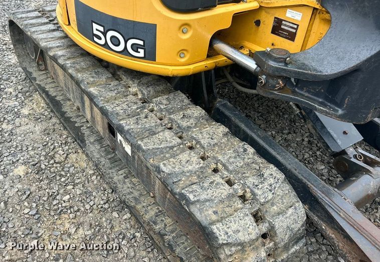 image for item ET6676 2018 John Deere 50G mini excavator