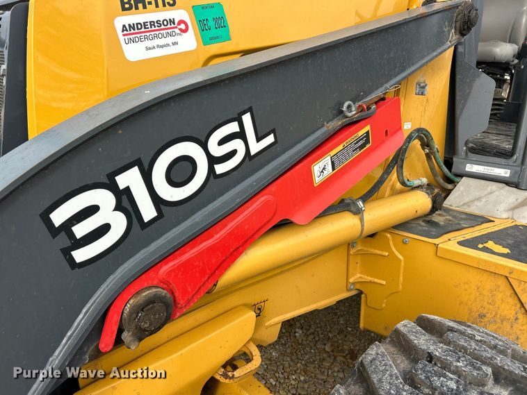 image for item ET6701 2017 John Deere 310SL backhoe