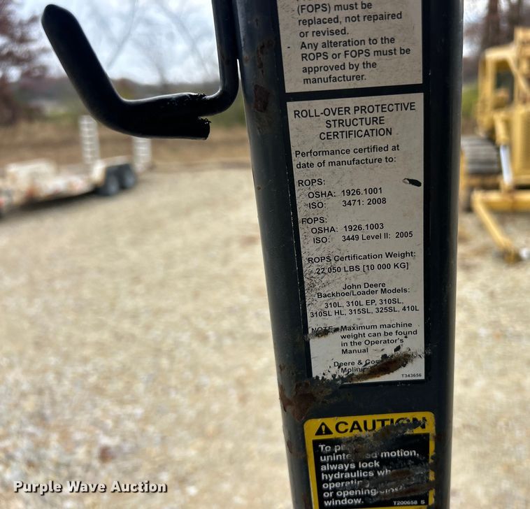 image for item ET6701 2017 John Deere 310SL backhoe