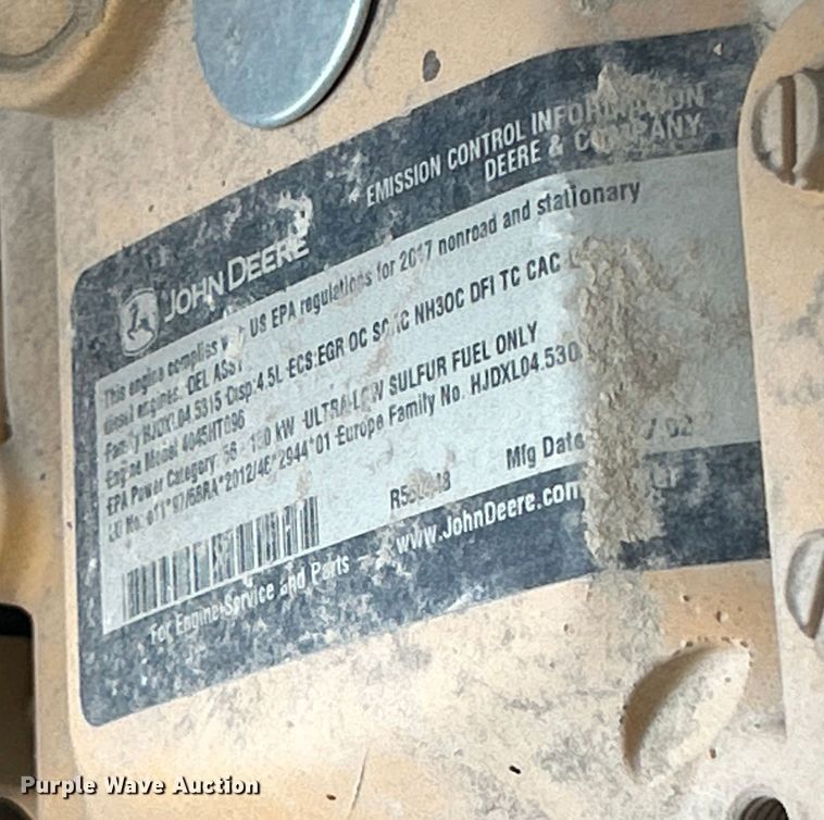 image for item ET6701 2017 John Deere 310SL backhoe