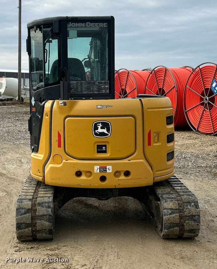 image for item ET6702 2021 John Deere 50G mini excavator