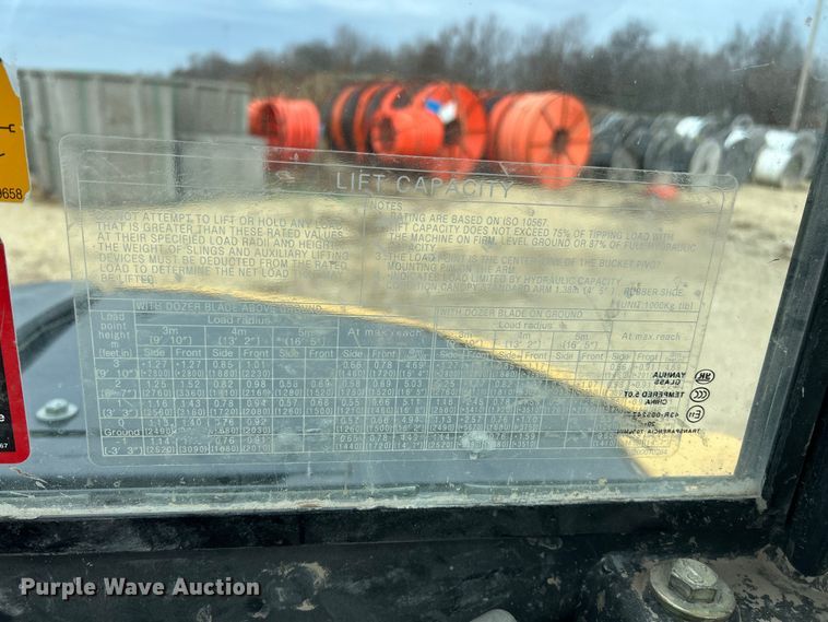 image for item ET6702 2021 John Deere 50G mini excavator