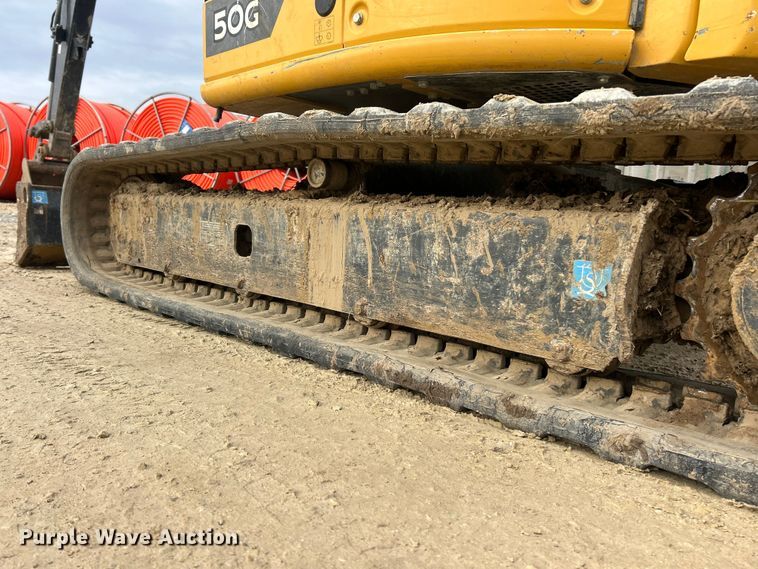 image for item ET6702 2021 John Deere 50G mini excavator