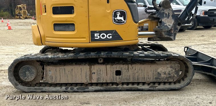 image for item ET6702 2021 John Deere 50G mini excavator