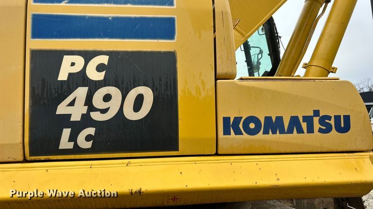 image for item ET6710 2013 Komatsu PC490LC-10 excavator