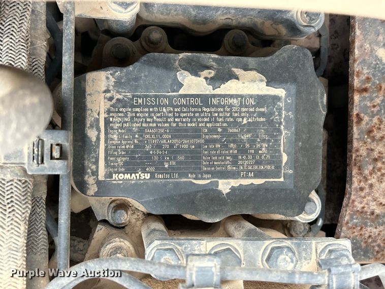 image for item ET6710 2013 Komatsu PC490LC-10 excavator