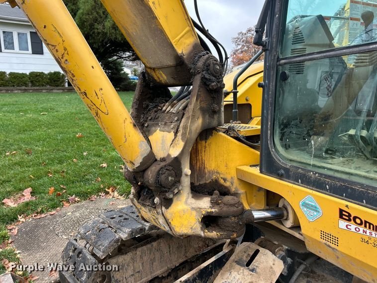 image for item ET6712 2018 Komatsu PC88MR-10 mini excavator