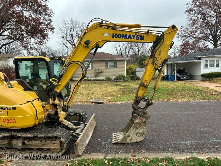 image for item ET6712 2018 Komatsu PC88MR-10 mini excavator