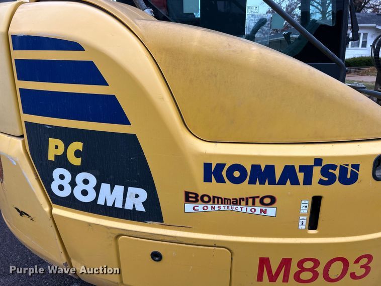 image for item ET6712 2018 Komatsu PC88MR-10 mini excavator