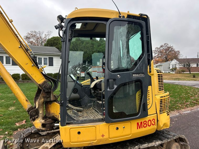 image for item ET6712 2018 Komatsu PC88MR-10 mini excavator