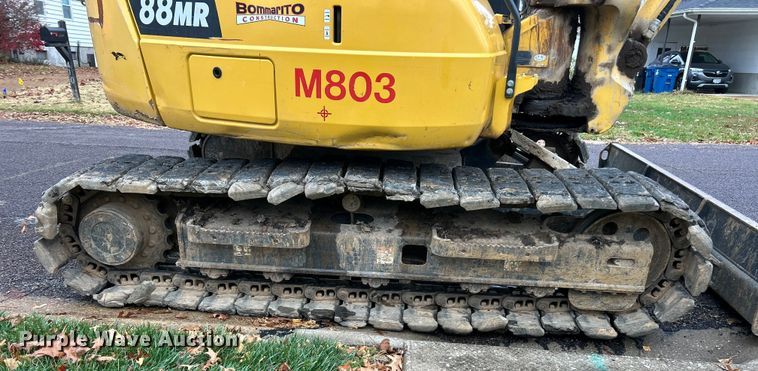image for item ET6712 2018 Komatsu PC88MR-10 mini excavator