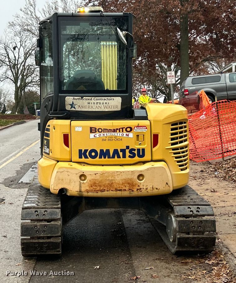 image for item ET6713 2020 Komatsu PC55MR-5 mini excavator