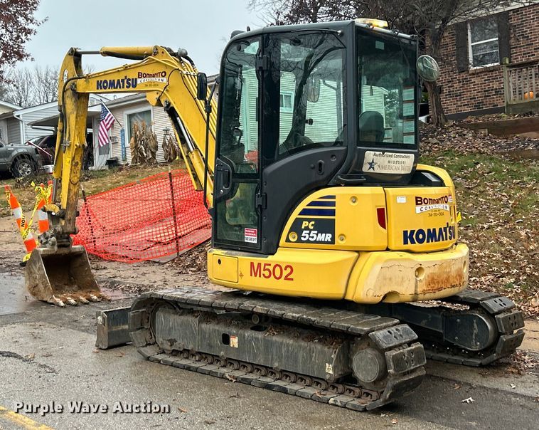 image for item ET6713 2020 Komatsu PC55MR-5 mini excavator