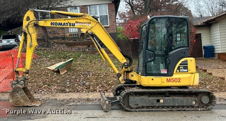 image for item ET6713 2020 Komatsu PC55MR-5 mini excavator