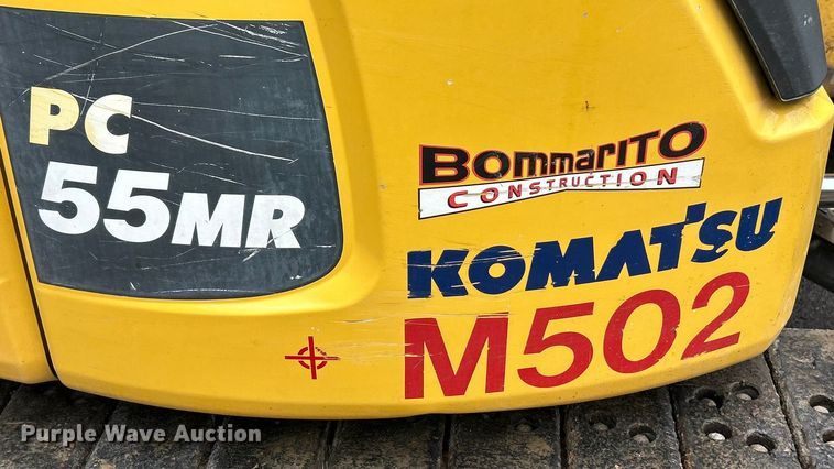 image for item ET6713 2020 Komatsu PC55MR-5 mini excavator