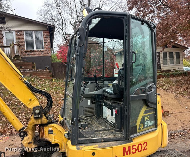 image for item ET6713 2020 Komatsu PC55MR-5 mini excavator