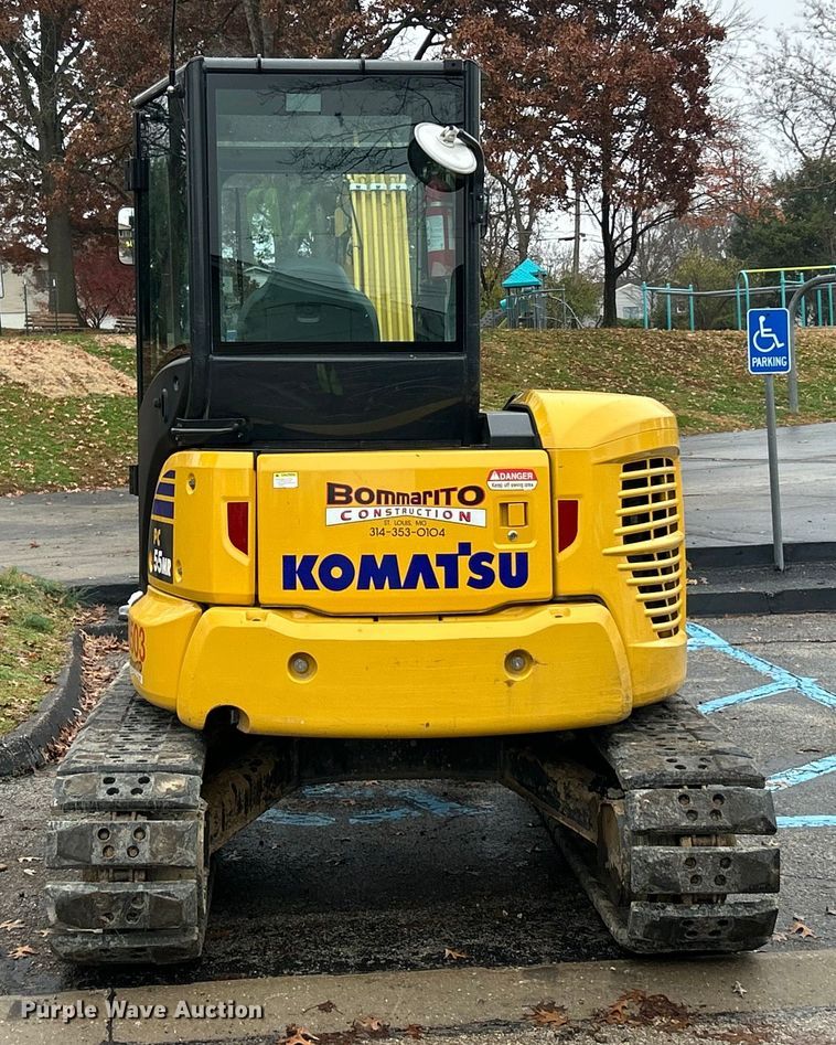 image for item ET6714 2022 Komatsu PC55MR-5 mini excavator