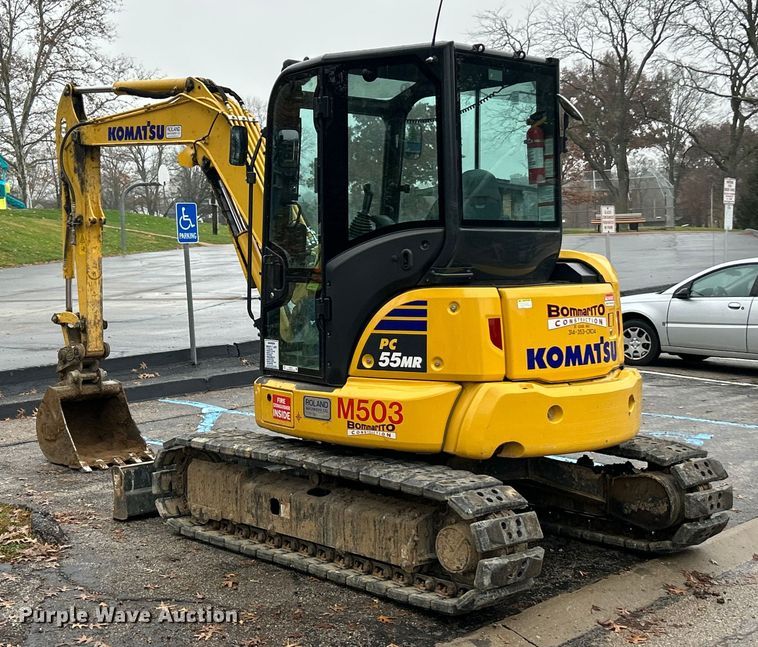 image for item ET6714 2022 Komatsu PC55MR-5 mini excavator