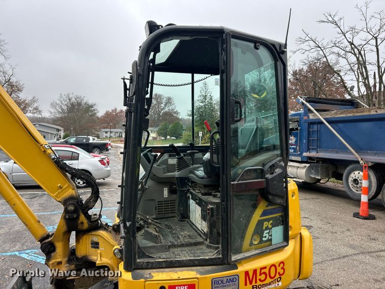 image for item ET6714 2022 Komatsu PC55MR-5 mini excavator