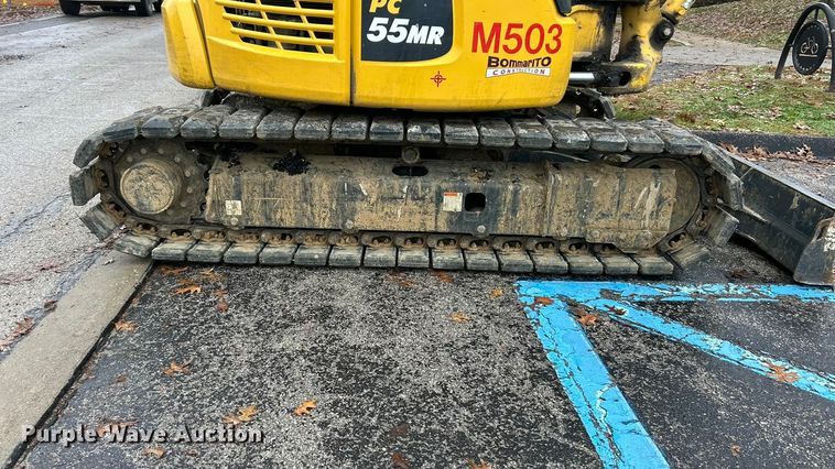 image for item ET6714 2022 Komatsu PC55MR-5 mini excavator