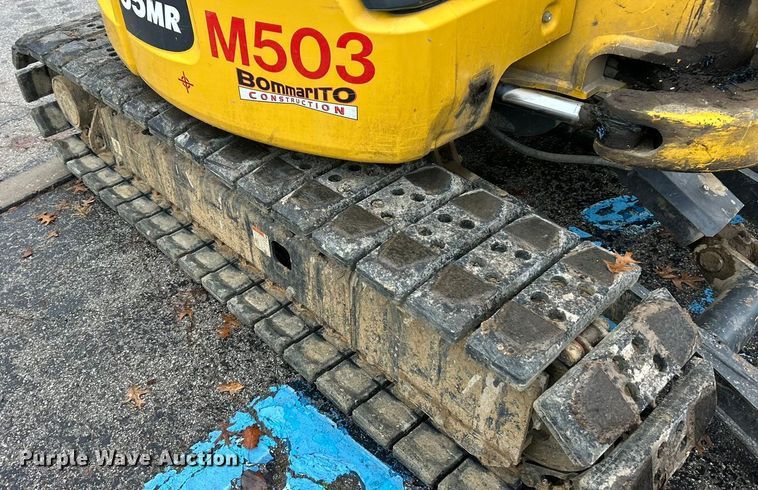 image for item ET6714 2022 Komatsu PC55MR-5 mini excavator