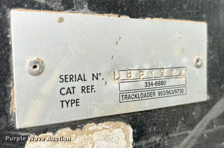 image for item ET6716 2015 Caterpillar 953D track loader