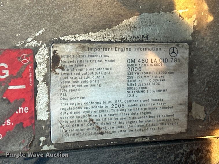 image for item ET6726 2007 Sterling L-Line ready mix truck