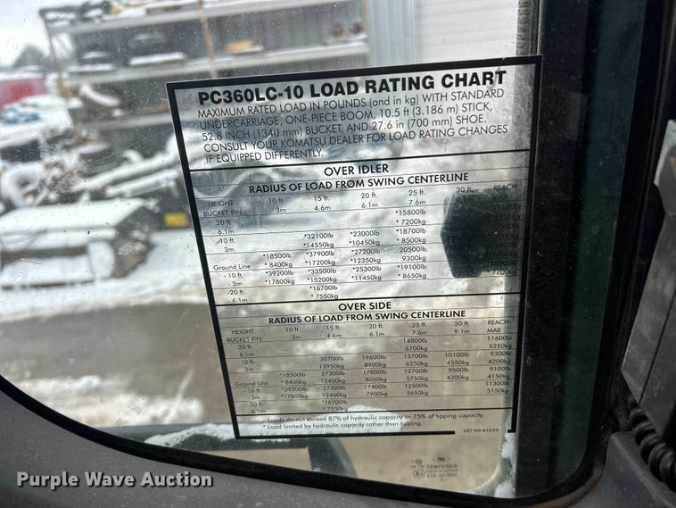 image for item ET6743 2014 Komatsu PC360LC-10 excavator