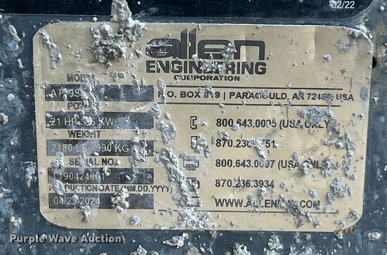 image for item ET6753 Allen AT19S concrete buggy