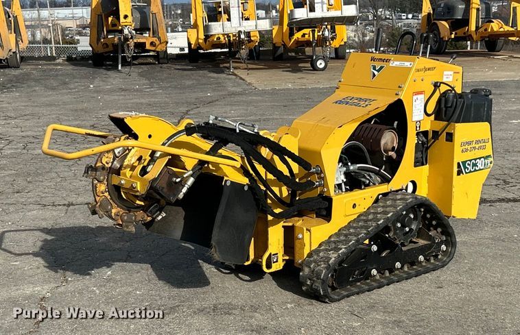 image for item ET6763 2022 Vermeer SC30TX stump grinder