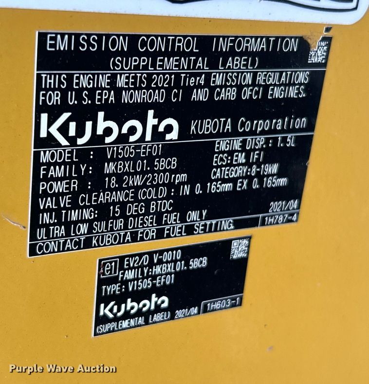 image for item ET6764 2021 Vermeer S925TX compact utility loader