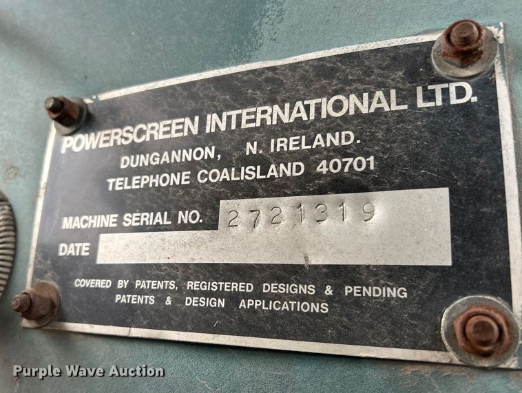 image for item ET6780 Powerscreen screen