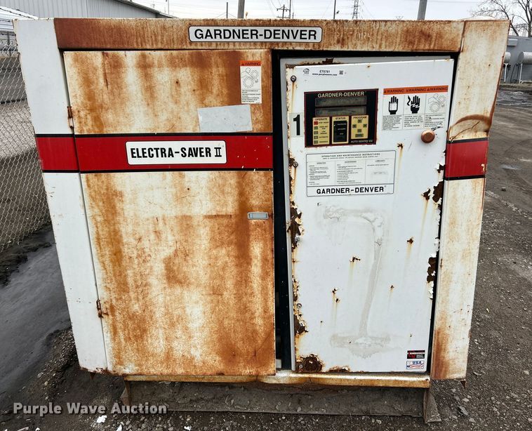 image for item ET6781 Gardner-Denver Electra Saver II air compressor