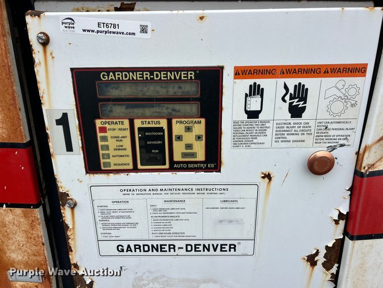 image for item ET6781 Gardner-Denver Electra Saver II air compressor