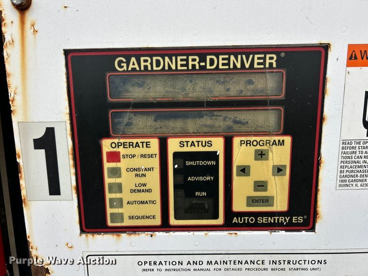 image for item ET6781 Gardner-Denver Electra Saver II air compressor