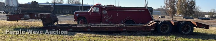 image for item ET7341 1991 Globe GTDG-35 BT Puma lowboy equipment trailer